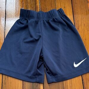 Nike Kids Dark Blue Athletic Shorts